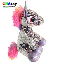 CHStoy #20B3069 Chinese Sequin Animal Toy Manufacturer Sequin Unicorn Toys Maker